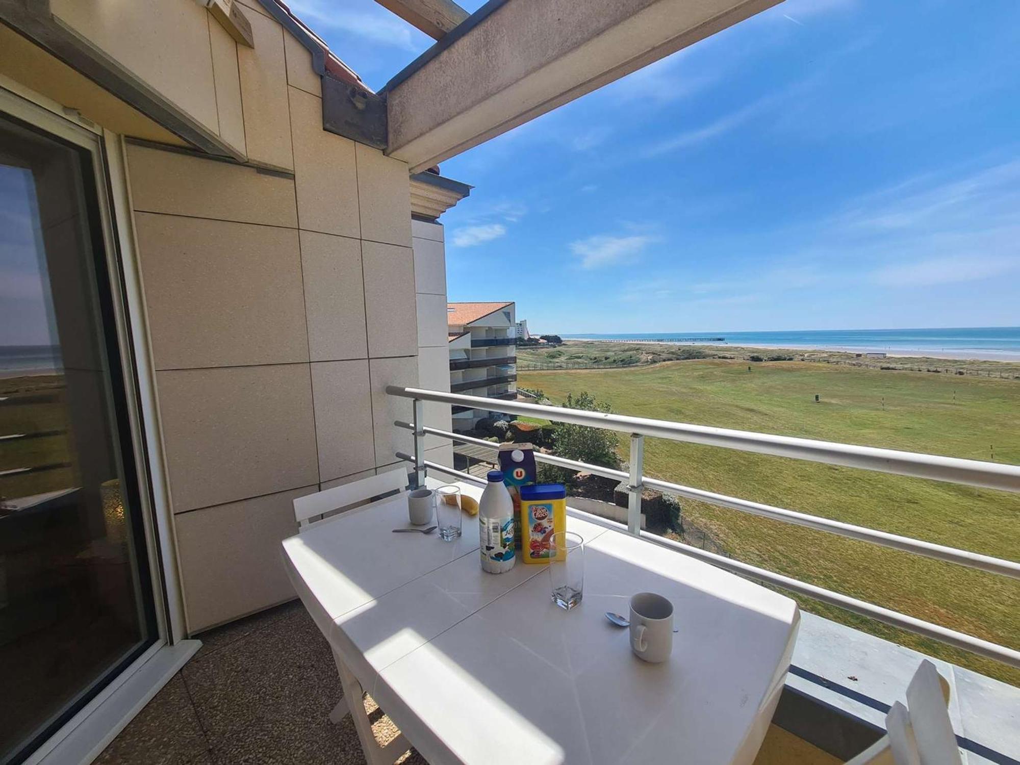 Appartement 2 Pieces/Cabine, Piscine, Parking, Bord De Mer - Saint Jean De Monts - Fr-1-224C-81 Exteriör bild